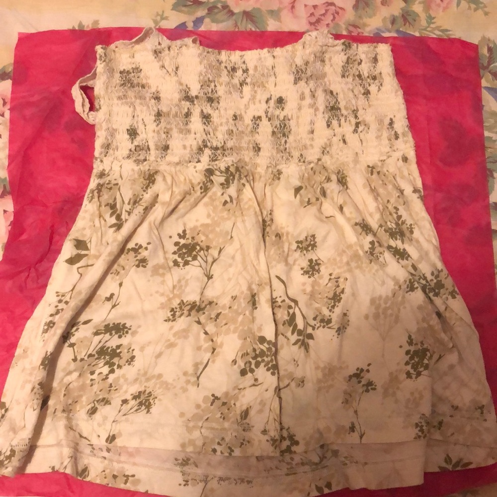 Abercrombie flowery tank top